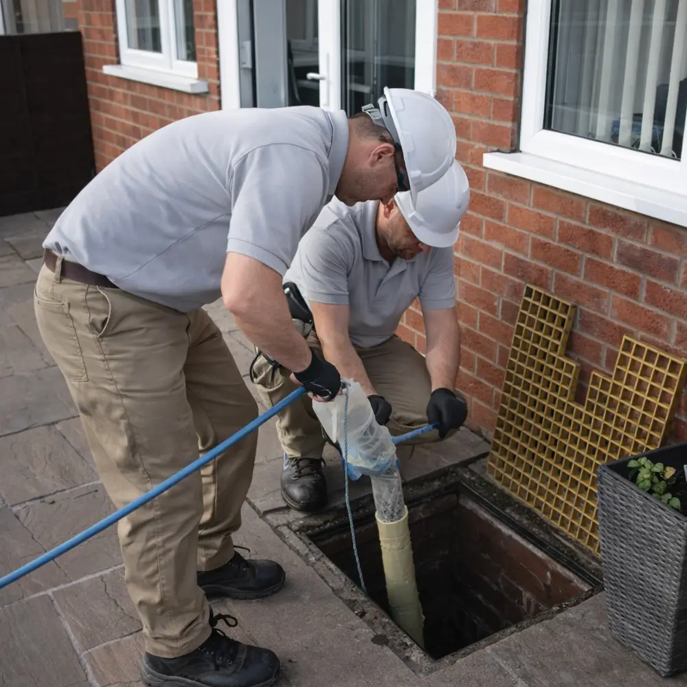 Blocked drain repair service in Enfield